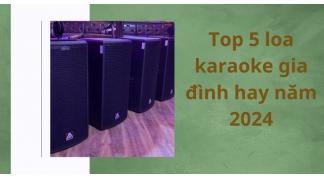 Top 5 loa karaoke gia đình hay năm 2024 